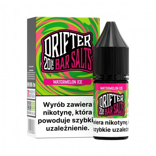 SALT TPD DRIFTER SALTS 20MG 10ML - WATERMELON ICE -zdjęcie numer 1