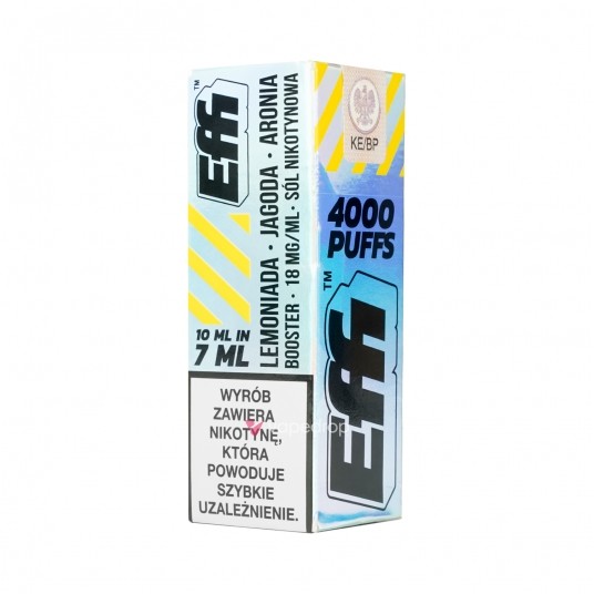 SALT TPD EFFI SALTS 18MG 7ML - LEMONIADA JAGODA ARONIA -zdjęcie numer 1