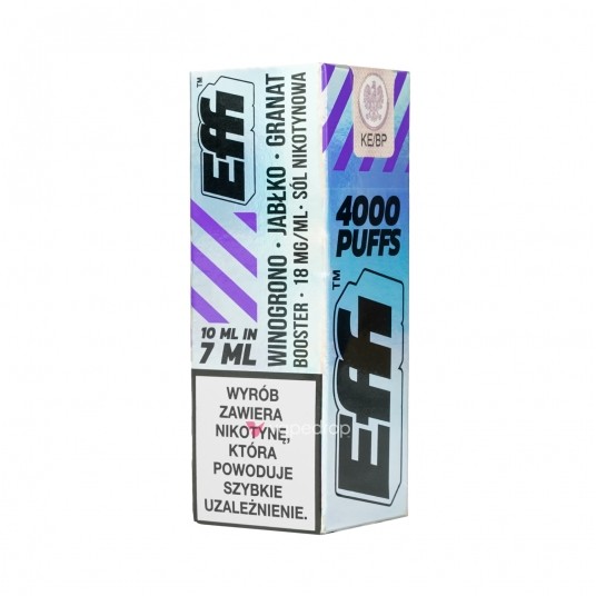 SALT TPD EFFI SALTS 18MG 7ML - WINOGRONO JABŁKO GRANAT -zdjęcie numer 1