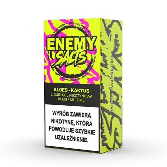 SALT TPD ENEMY SALTS 18MG 9ML - ALOES KAKTUS -zdjęcie numer 1
