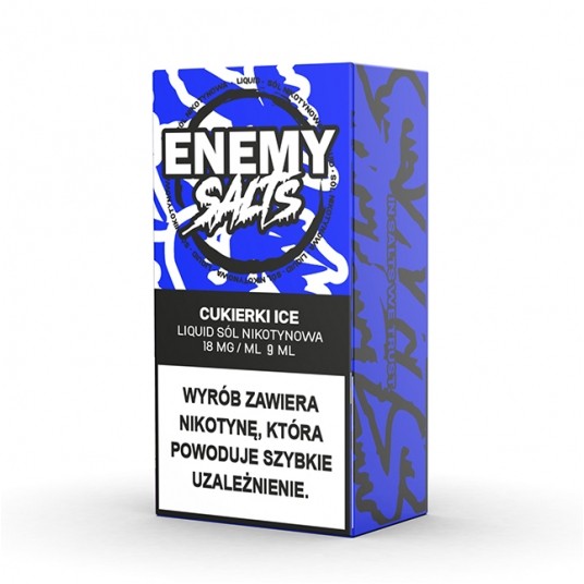 SALT TPD ENEMY SALTS 18MG 9ML - CUKIERKI ICE -zdjęcie numer 1