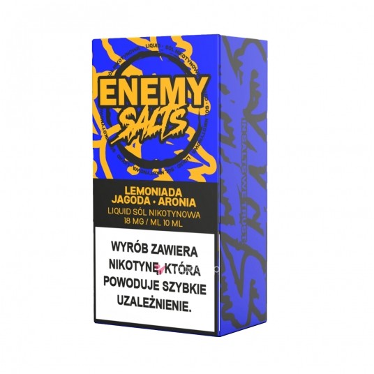 SALT TPD ENEMY SALTS 18MG 9ML - LEMONIADA ARONIA JAGODA -zdjęcie numer 1