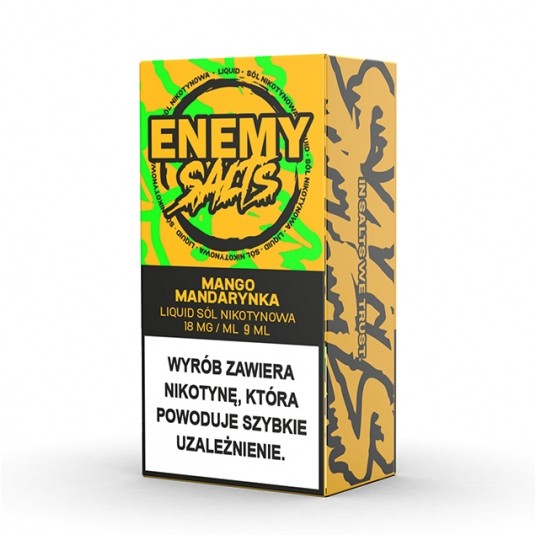 SALT TPD ENEMY SALTS 18MG 9ML - MANGO MANDARYNKA -zdjęcie numer 1