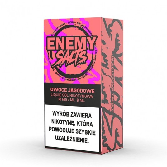 SALT TPD ENEMY SALTS 18MG 9ML - OWOCE JAGODOWE -zdjęcie numer 1