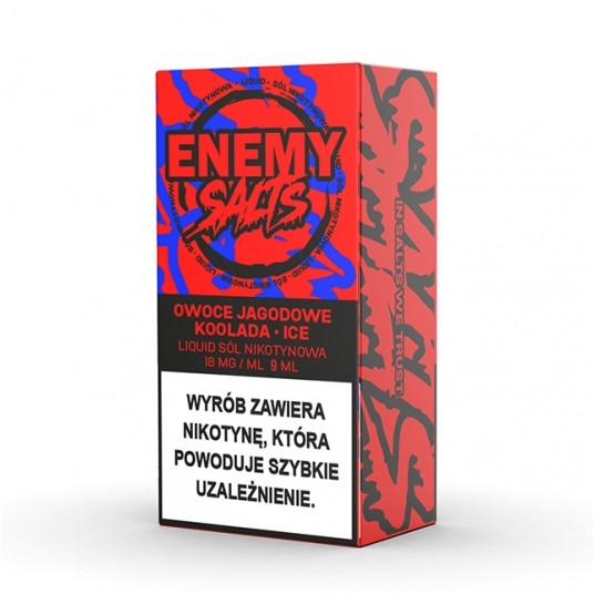 SALT TPD ENEMY SALTS 18MG 9ML - OWOCE JAGODOWE KOOLADA ICE -zdjęcie numer 1
