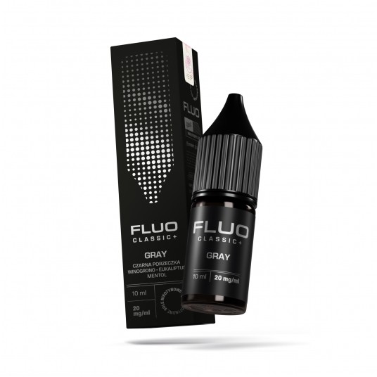 SALT TPD FLUO CLASSIC + 20MG 10ML - GRAY -zdjęcie numer 1