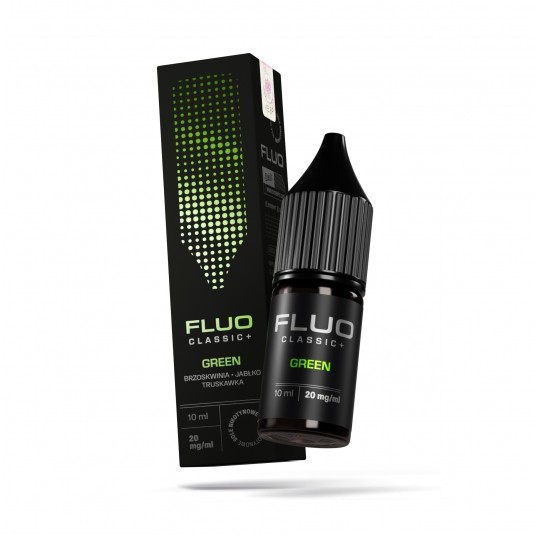 SALT TPD FLUO CLASSIC + 20MG 10ML - GREEN -zdjęcie numer 1
