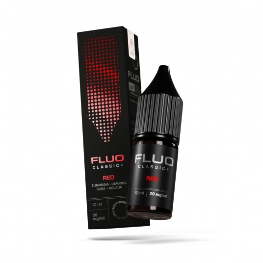 SALT TPD FLUO CLASSIC + 20MG 10ML - RED -zdjęcie numer 1
