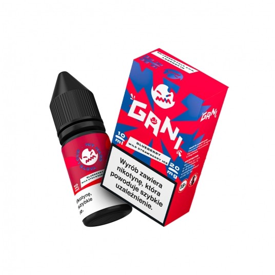 SALT TPD GANI 20MG 10ML - BLUEBERRY WILD STRAWBERRY -zdjęcie numer 1