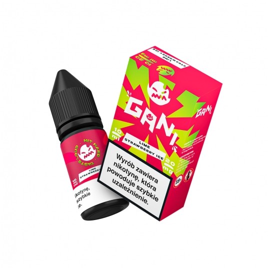 SALT TPD GANI 20MG 10ML - LIME STRAWBERRY ICE -zdjęcie numer 1
