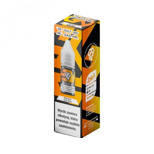 SALT TPD GAS 20MG 10ML - PEACH ICE TEA -zdjęcie numer 1