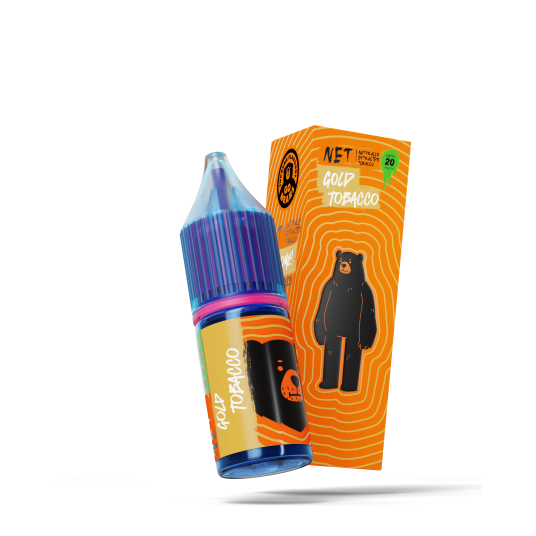 SALT TPD GO BEARS NET 20MG 10ML - GOLD TOBACCO -zdjęcie numer 1