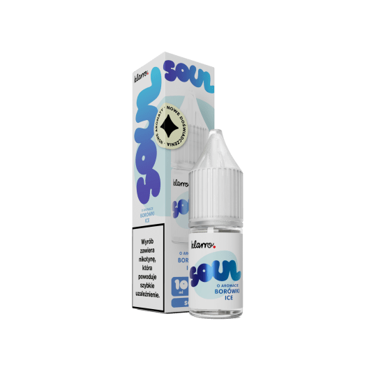 SALT TPD KLARRO SOUL 20MG 10ML - BORÓWKA ICE -zdjęcie numer 1