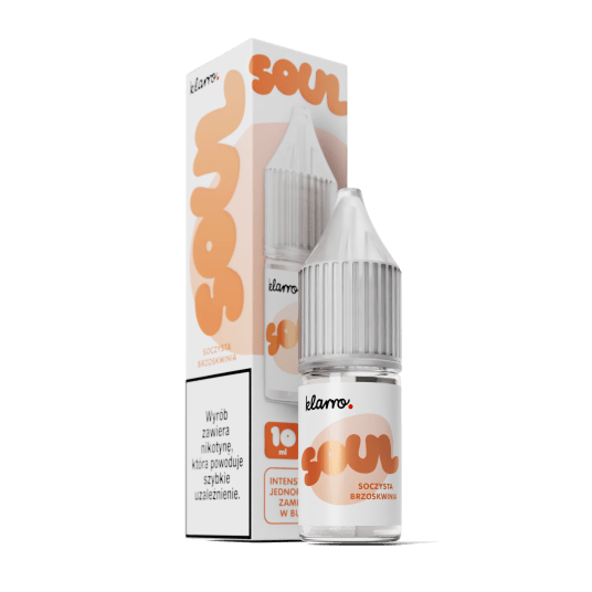 SALT TPD KLARRO SOUL 20MG 10ML - BRZOSKWINIA (SOCZYSTA BRZOSKWINIA) -zdjęcie numer 1