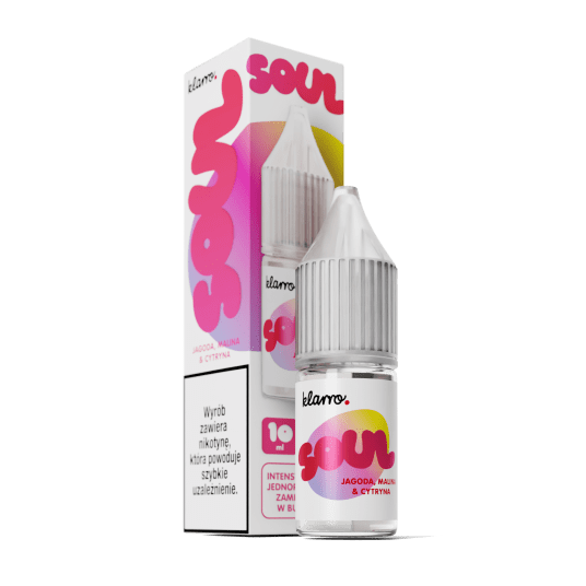 SALT TPD KLARRO SOUL 20MG 10ML - JAGODA, MALINA & CYTRYNA -zdjęcie numer 1