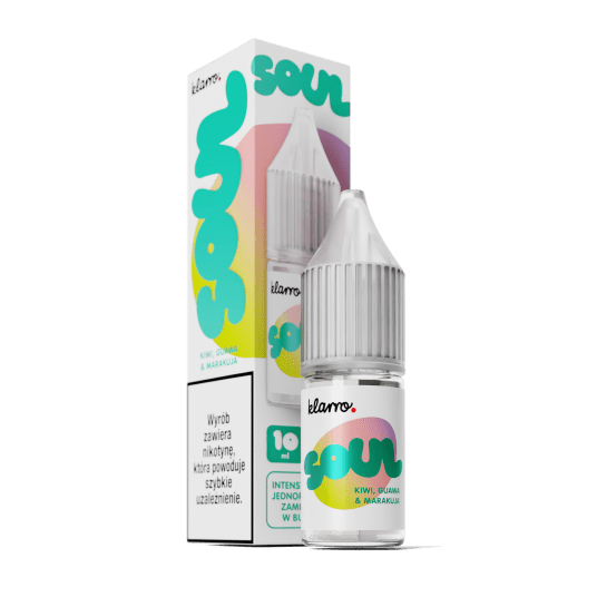 SALT TPD KLARRO SOUL 20MG 10ML - KIWI, GUAWA & MARAKUJA -zdjęcie numer 1