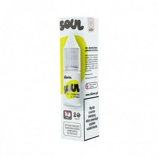 SALT TPD KLARRO SOUL 20MG 10ML - MROŻONA HERBATA & CYTRYNA -zdjęcie numer 1