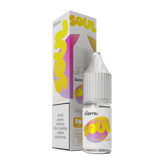 SALT TPD KLARRO SOUL 20MG 10ML - ŻELKI CYTRYNOWE -zdjęcie numer 1