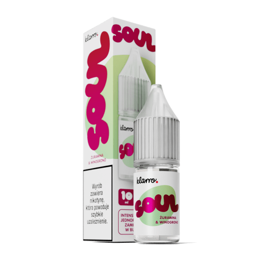 SALT TPD KLARRO SOUL 20MG 10ML - ŻURAWINA & WINOGRONO -zdjęcie numer 1
