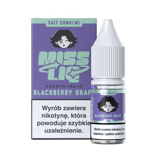 SALT TPD MISS LIQ 20MG 8ML - BLACKBERRY GRAPE -zdjęcie numer 1
