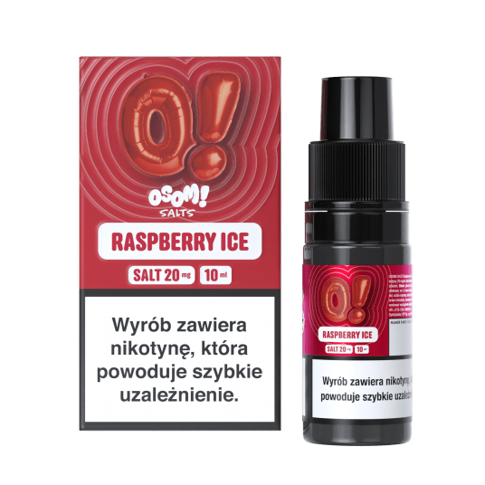 SALT TPD OSOM! 20MG 10ML - RASPBERRY ICE -zdjęcie numer 1