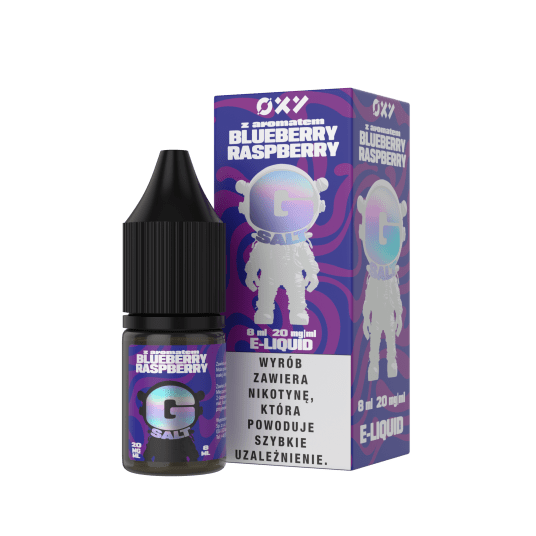 SALT TPD OXY 20MG 8ML - BLUEBERRY RASSBERRY -zdjęcie numer 1