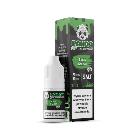 SALT TPD PANDA 20MG 10ML - ALOES GRANAT ICE -zdjęcie numer 1