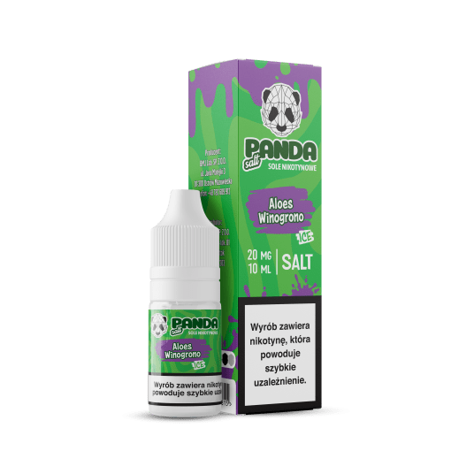 SALT TPD PANDA 20MG 10ML - ALOES WINOGRONO ICE -zdjęcie numer 1