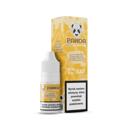 SALT TPD PANDA 20MG 10ML - LEMONIADA POZIOMKOWA ICE -zdjęcie numer 1