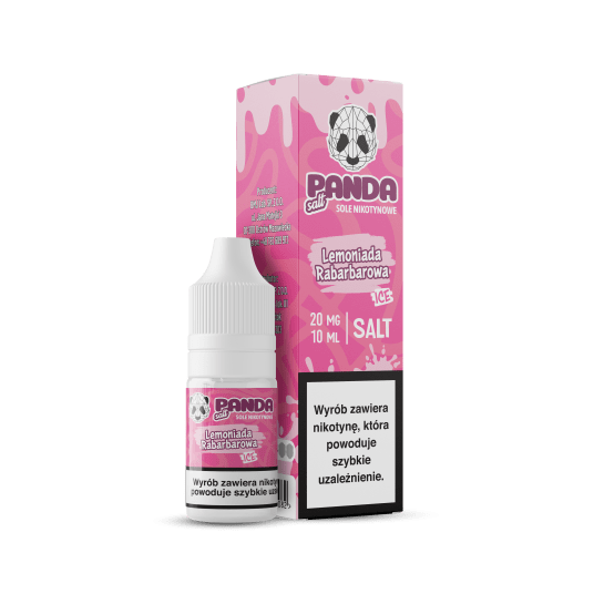 SALT TPD PANDA 20MG 10ML - LEMONIADA RABARBAROWA ICE -zdjęcie numer 1