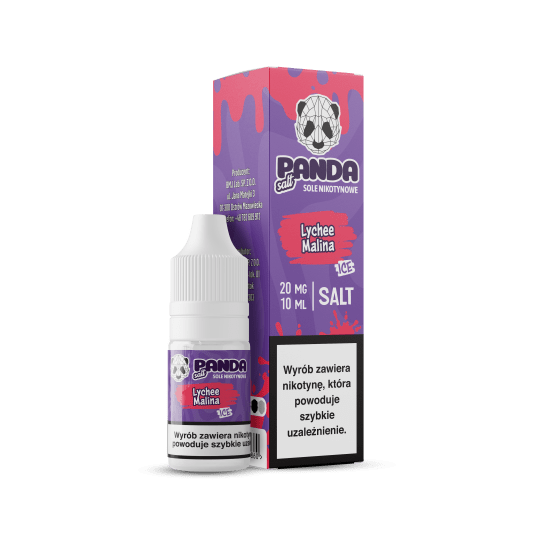 SALT TPD PANDA 20MG 10ML - LYCHEE MALINA ICE -zdjęcie numer 1