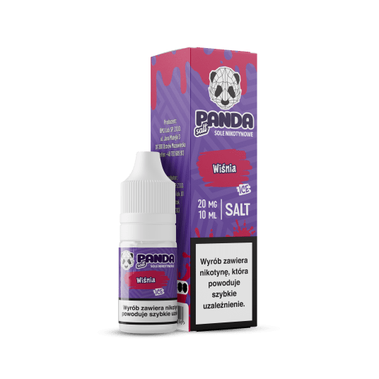 SALT TPD PANDA 20MG 10ML - WIŚNIA ICE -zdjęcie numer 1