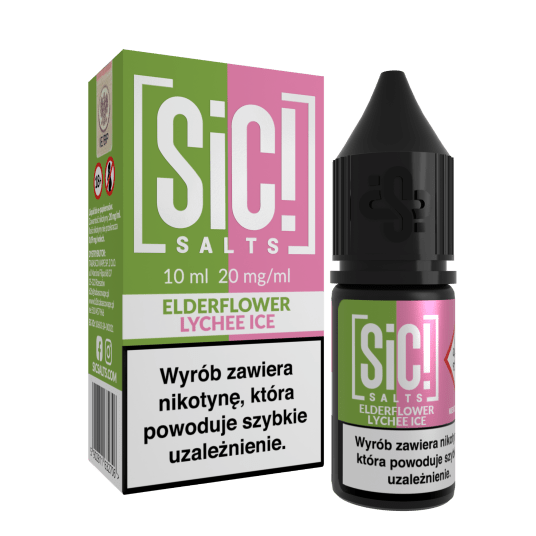 SALT TPD SIC! DUPLEX 20MG 10ML - ELDERFLOWER LYCHEE ICE -zdjęcie numer 1