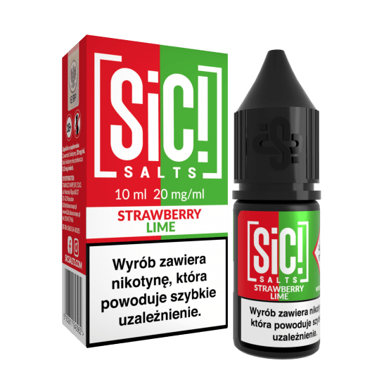 SALT TPD SIC! DUPLEX 20MG 10ML - STRAWBERRY LIME -zdjęcie numer 1