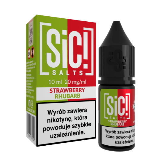 SALT TPD SIC! DUPLEX 20MG 10ML - STRAWBERRY RHUBARB -zdjęcie numer 1