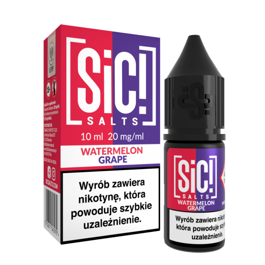 SALT TPD SIC! DUPLEX 20MG 10ML - WATERMELON GRAPE -zdjęcie numer 1