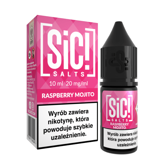 SALT TPD SIC! MOJITO 20MG 10ML - RASPBERRY MOJITO -zdjęcie numer 1