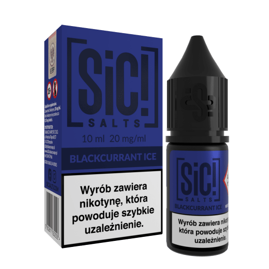 SALT TPD SIC! SIMPLEX 20MG 10ML - BLACKCURRANT ICE -zdjęcie numer 1