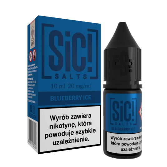 SALT TPD SIC! SIMPLEX 20MG 10ML - BLUEBERRY ICE -zdjęcie numer 1