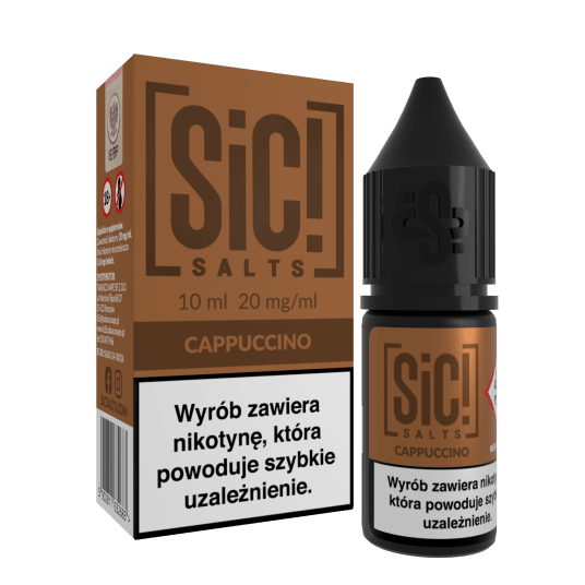SALT TPD SIC! SIMPLEX 20MG 10ML - CAPPUCCINO -zdjęcie numer 1