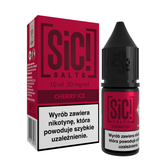 SALT TPD SIC! SIMPLEX 20MG 10ML - CHERRY ICE -zdjęcie numer 1