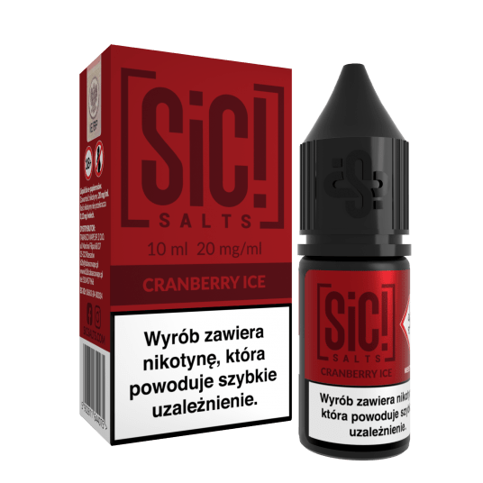 SALT TPD SIC! SIMPLEX 20MG 10ML - CRANBERRY ICE -zdjęcie numer 1