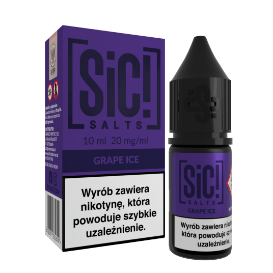 SALT TPD SIC! SIMPLEX 20MG 10ML - GRAPE ICE -zdjęcie numer 1