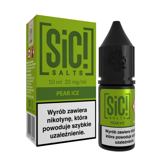 SALT TPD SIC! SIMPLEX 20MG 10ML - PEAR ICE -zdjęcie numer 1