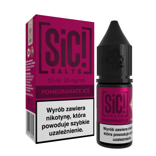 SALT TPD SIC! SIMPLEX 20MG 10ML - POMEGRANATE ICE -zdjęcie numer 1
