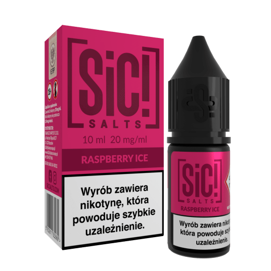 SALT TPD SIC! SIMPLEX 20MG 10ML - RASPBERRY ICE -zdjęcie numer 1