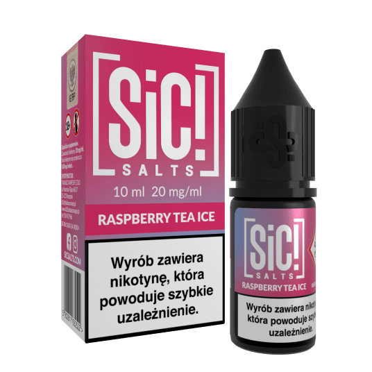 SALT TPD SIC! THEA 20MG 10ML - RASPBERRY TEA ICE -zdjęcie numer 1