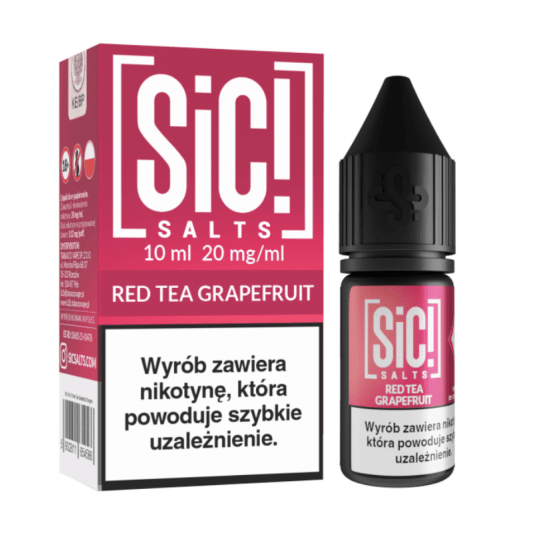 SALT TPD SIC! THEA 20MG 10ML - RED TEA GRAPEFRUIT -zdjęcie numer 1