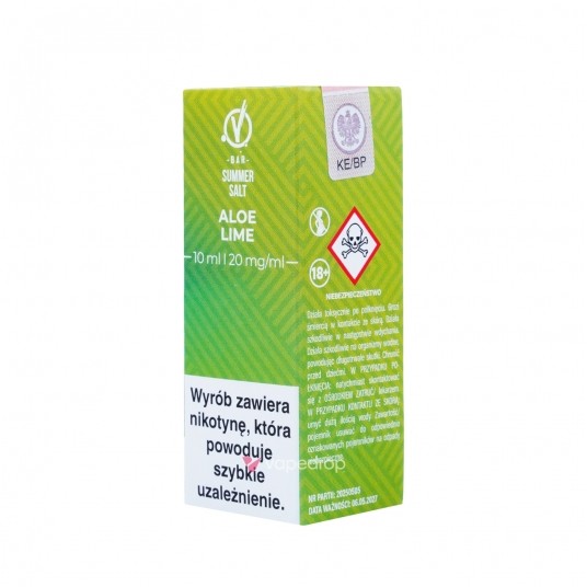 SALT TPD VBAR 20MG 10ML - ALOE LIME -zdjęcie numer 1