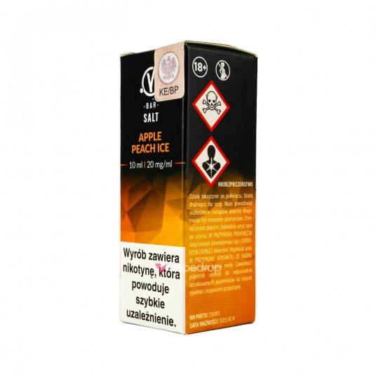 SALT TPD VBAR 20MG 10ML - APPLE PEACH ICE -zdjęcie numer 1